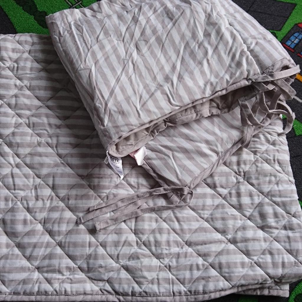 Dunelm cot bed quilt and bumper in TS20 Norton for £8.00 for sale Shpock
