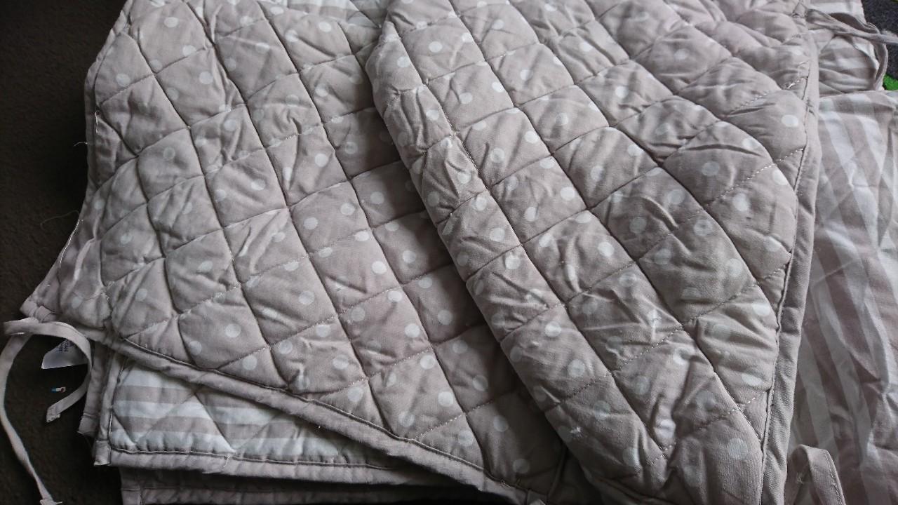 Dunelm cot bed quilt and bumper in TS20 Norton for £8.00 for sale Shpock