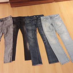 graue und dunkelblaue Jeans > S,
die anderen XS
zusammen 15