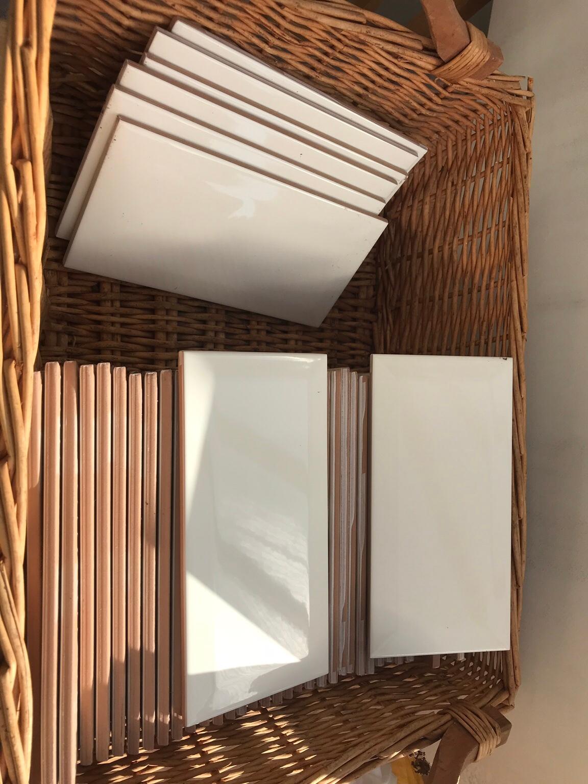 Homebase metro white ceramic wall tiles in PO22 Arun for £10.00 for