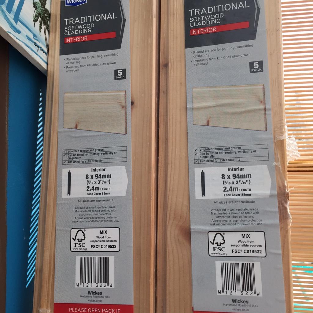Tongue and groove, wood cladding in Buckley für 10,00 £ zum Verkauf