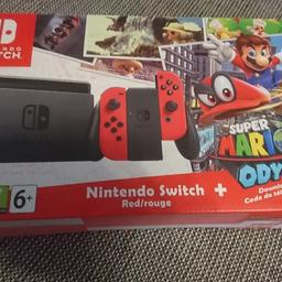 Verkaufe meine Nintendo Switch auf der Super Mario Odyssey installiert ist!
Absolut Neuwertig und kaum benutzt!
