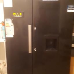 https://www.beko.co.uk/american-style-fridge-freezer-gnev221ap-black-stainless-steel

We are upgrading.  I have for sale black American fridge freezer by Beko.  It has served us well. We are re-doing our kitchen.  Cold water dispenser only.  We are a family of five so has a lot of capacity.  Please see first description.

I have extra plastic tray for middle of fridge 

Key Features At a Glance

Benefit from having chilled water on tap without the need to plumb anything in.