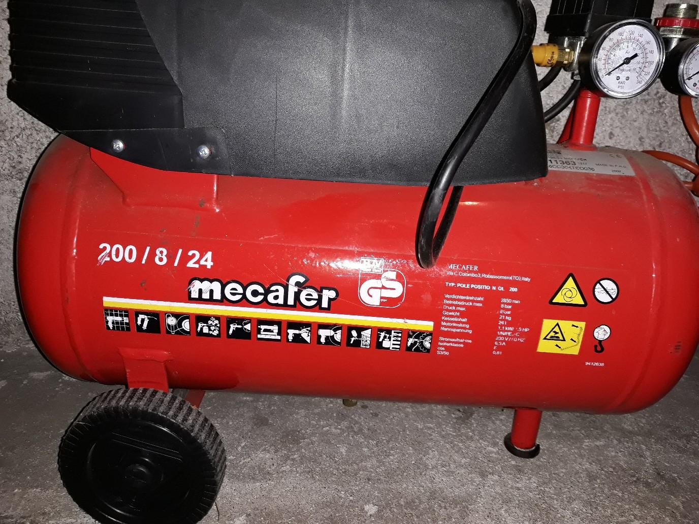 Mecafer Kompressor 200-8/24 in 60528 Frankfurt am Main für € 55,00 zum ...