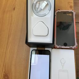 Hi,
I selling my iPhone 7,128gb,unlocked,black with Apple Warranty.
Almost like new one.
No damages or cracks.

Come with;
Apple warranty until 4th Dec.2018
Unused apple accessories.
Usb
Charger
Pin
Box
NO HEADPHONE
Cash in collection
No silly offers.