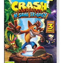 crash bandicoot Nintendo switch never played still in wrapper £25 ono