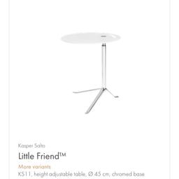 We have for sale a luxury little friend table from luxury designer fritz Hansen there are images of description above they retail price is above £800.

This item is packed ready to go we also deliver at extra cost thanks

07376374112