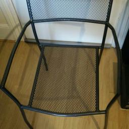Very nice and strong metal chair for sale.
I need space in flat so have to let it go.
Perfect for outside garden if needed.
Thank you.