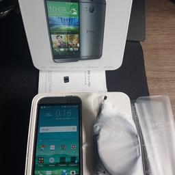 HTC One M8 mobile phone.

Boxed and instructions.
Charger USB cable.

One previous owner. The only slight cosmetic damage is to the volume button which has a ding - the button functions fine without issue. I have added a photo.

Carrier - Vodafone : Not tested other networks, may need to be unlocked.

Processor2.5GHz quad-core
Front Camera5-megapixel
Resolution1080x1920 pixels
RAM2GB
OS Android
Storage16GB
Rear Camera4-Ultrapixel
Battery Capacity2600mAh

Can post if buyer pays
Any Questions ?