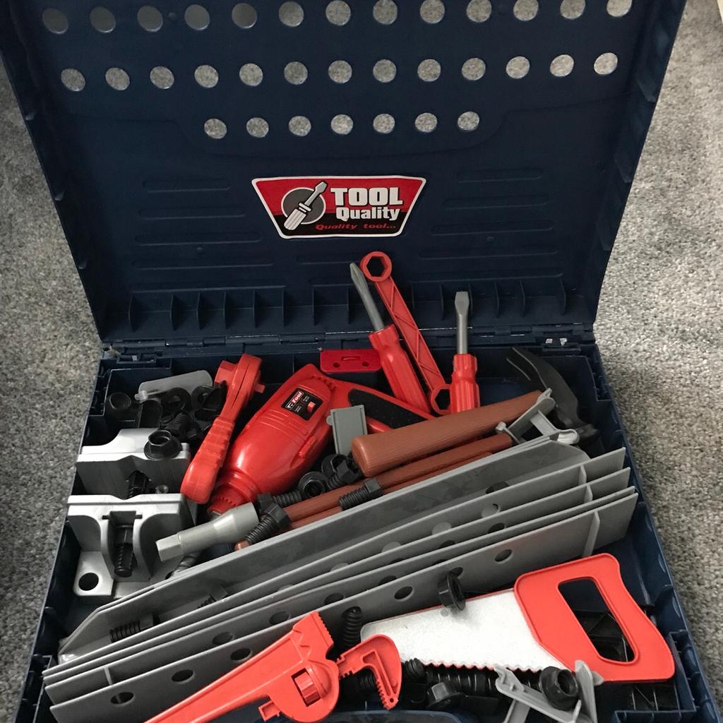 Toy power tools and workbench in ST3 Blurton for £8.50 for sale Shpock