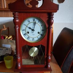 wooden pendulum wall clock with chime

Comes with key and instructions

collection Buxworth

no offers

priced to sell