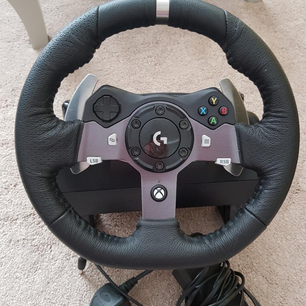 LOGITECH G920 STEERING WHEEL PEDALS GEARS in SK7 Stockport for £180.00