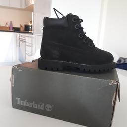 I am selling 2 pairs of Baby timberland boots. black and never used. size 22. they were a gift but the size was wrong for my twins.