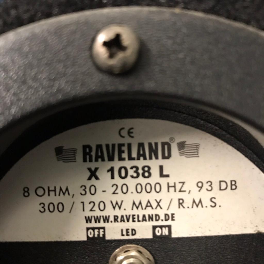 Raveland Boxen mit LED in 8053 Graz für 60,00 € zum Verkauf Shpock DE