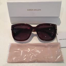 Unused, still in packaging and case. Gorgeous pair of Burgundy Karen Millen sunglasses. (Only selling as already have a very similar pair)

Rrp £110 bought in sale for £70
Selling for £40
Collection only