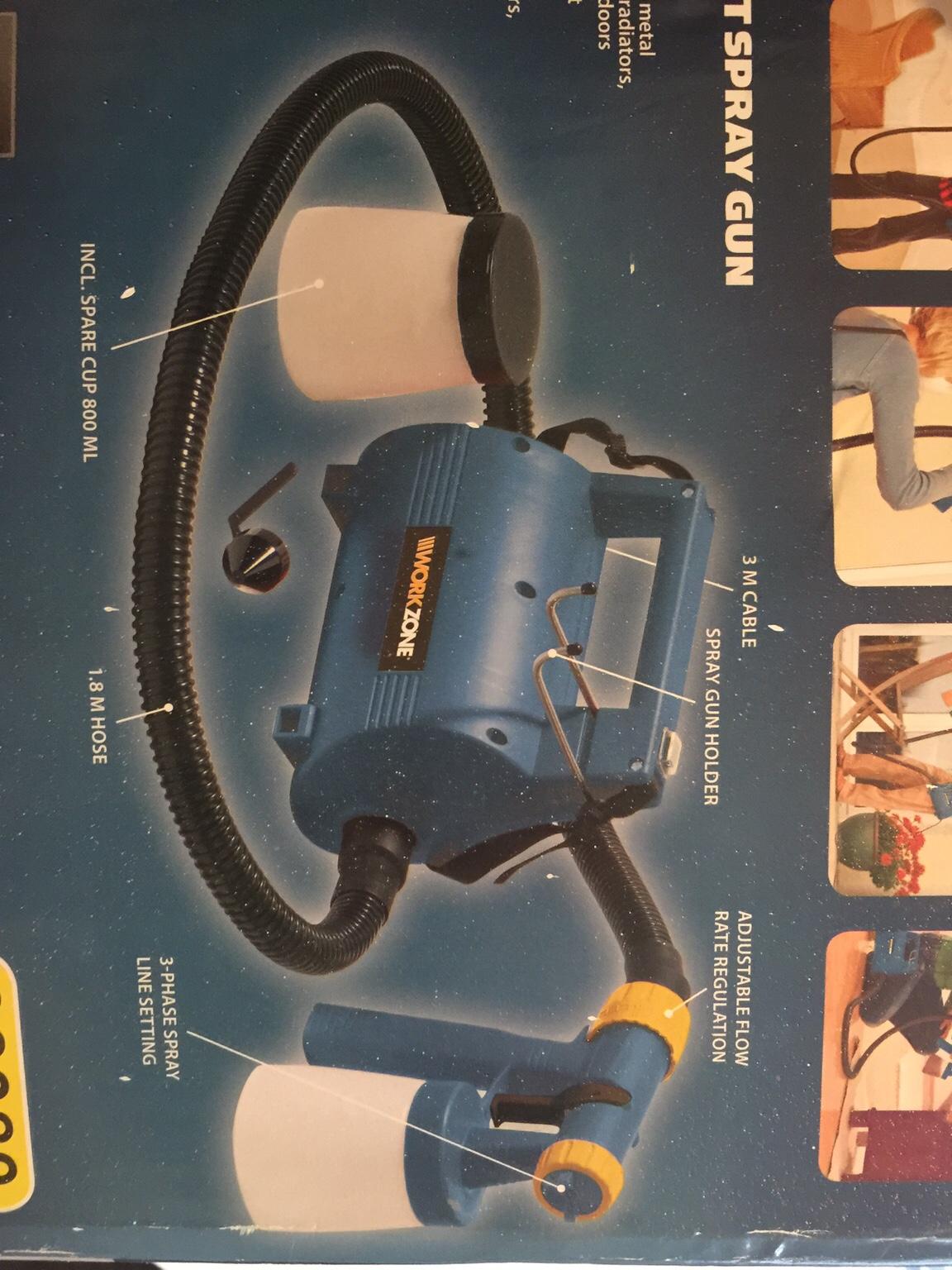 WorkZone Electric Paint Spray Gun 300w in ST6Trent for £10.00 for sale Shpock