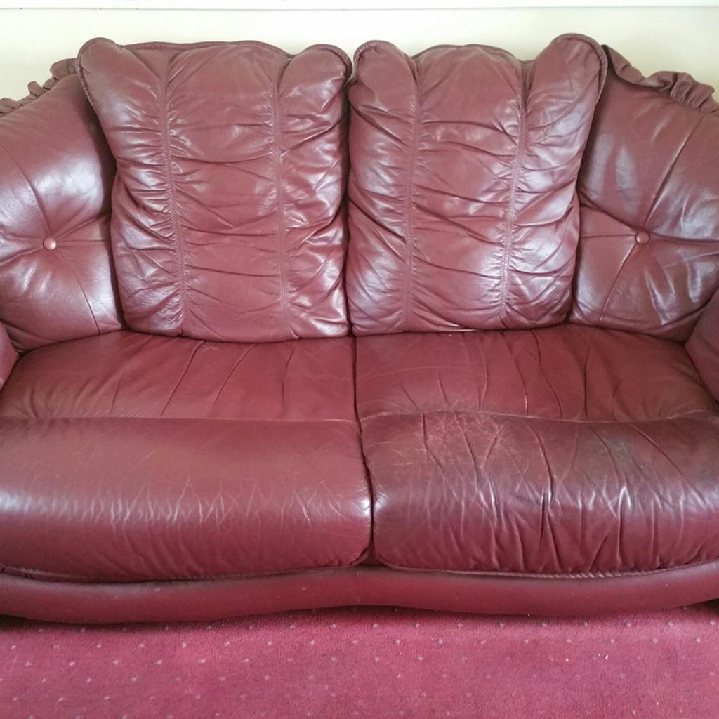 Italian Leather sofa in Wheatley Hill for free for sale | Shpock