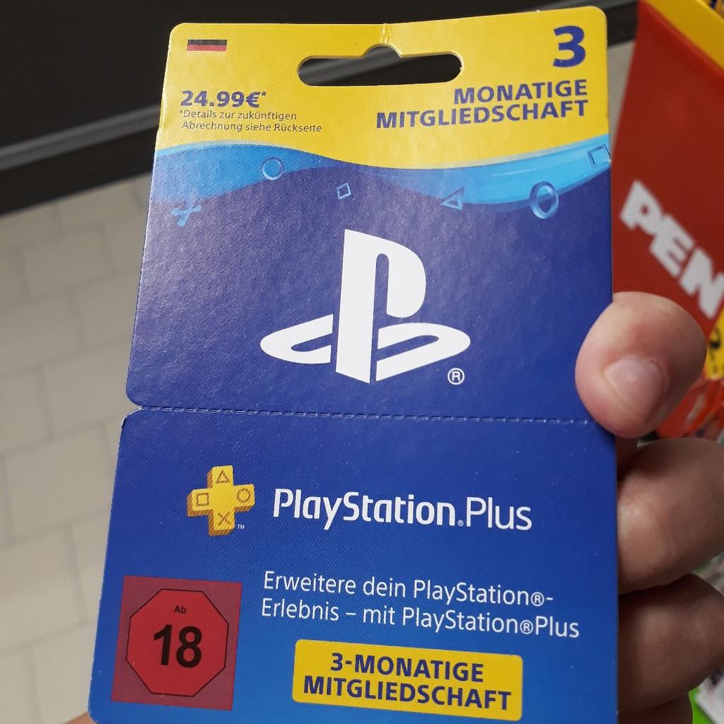 Playstation Plus 3 Monate in 74632 Neuenstein für 20,00 € zum Verkauf Shpock DE