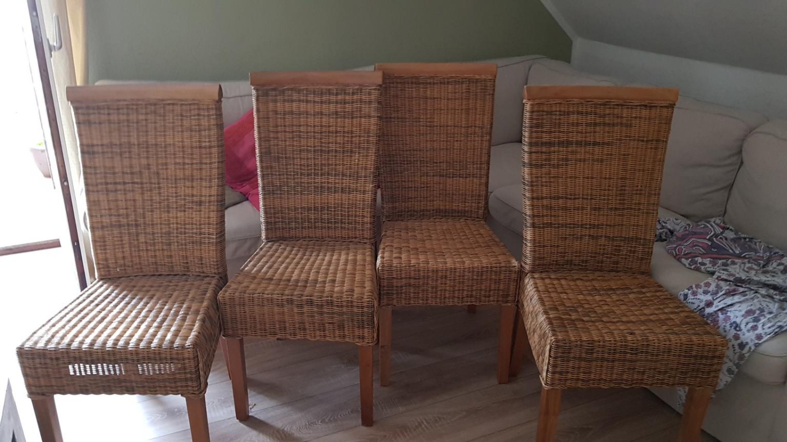 Wolf Möbel rattan Stühle (GEBRAUCHT) in 60388 Frankfurt am Main für 70
