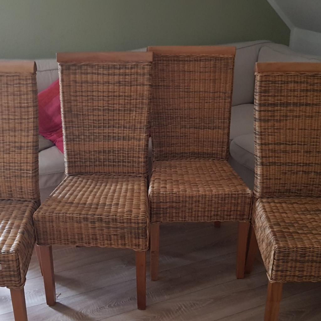 Wolf Möbel rattan Stühle (GEBRAUCHT) in 60388 Frankfurt am Main für 70