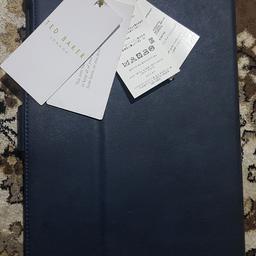 Brand New with tags ipad air 2 case genuine Ted Baker in blue color 9.4inch. folding