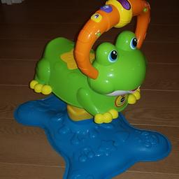 fun play bounce frog. used but in good condition. everything works fine