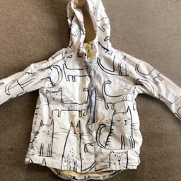 Age 4-5 
Next rain coat 
Used but still good condition