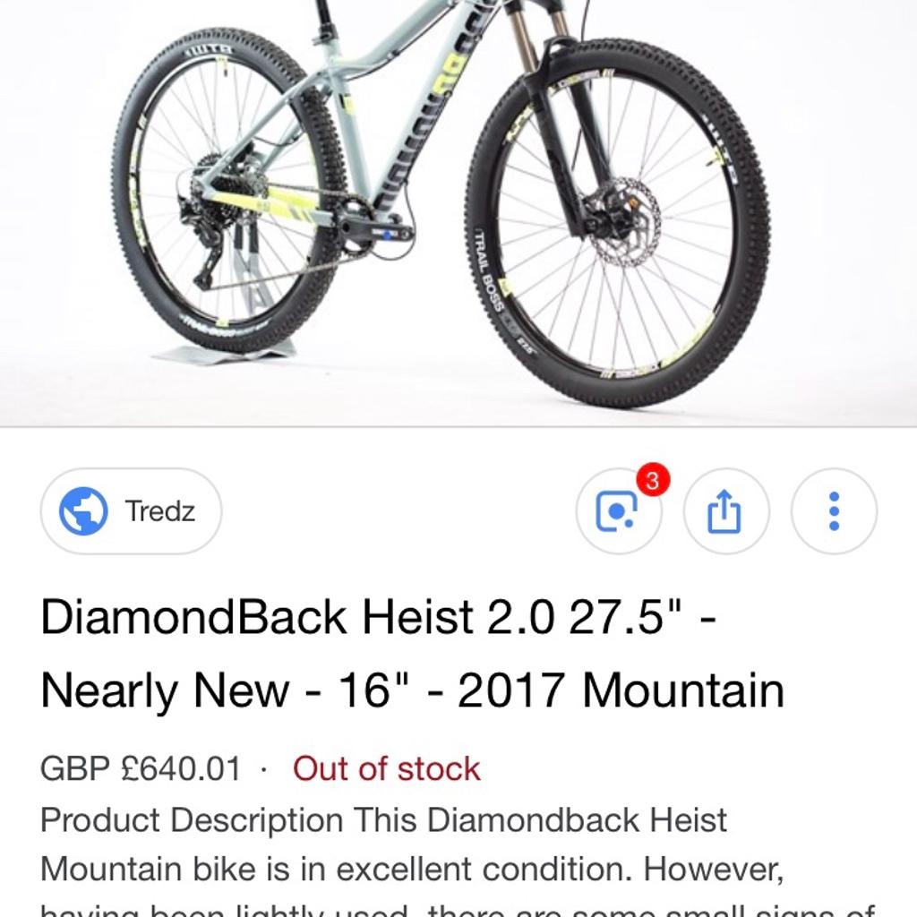 Diamondback heist 2.0 discount specs