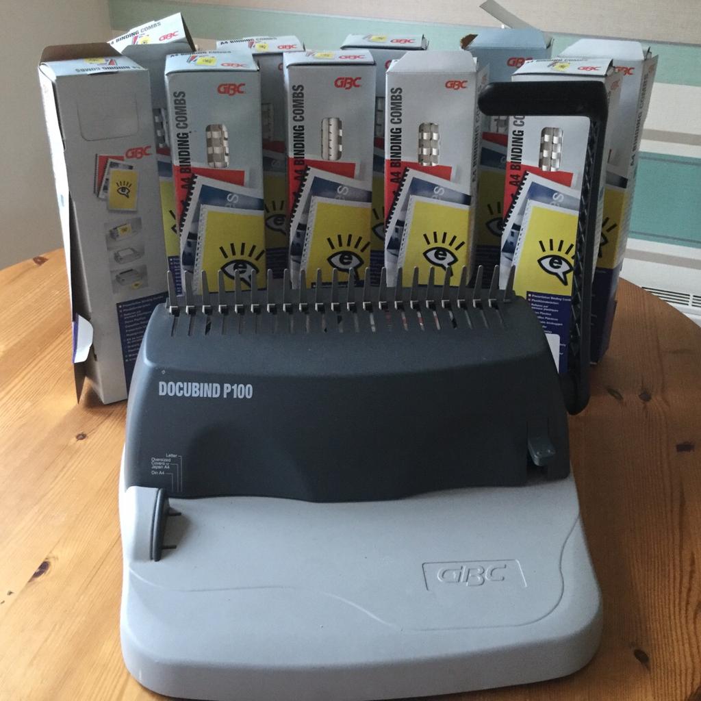Docubind P100 comb binding machine. in B76 Birmingham für 35,00 £ zum