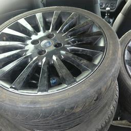 fiat Grande Punto alloys for sale in black will need two tryes put two new ones on but will need two more