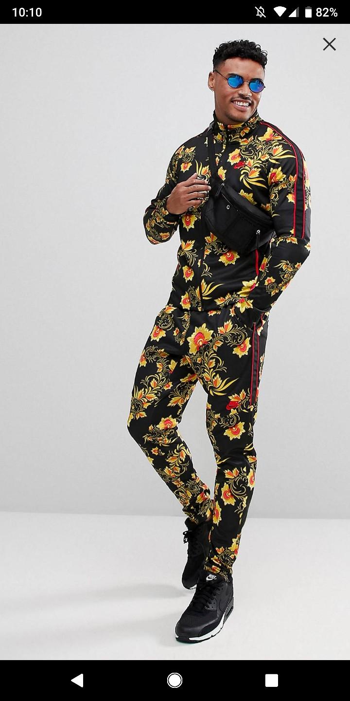 Nike cheap tracksuit flowers