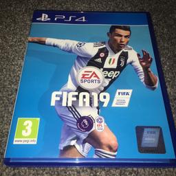 Fifa 19 for ps4, used once but not my kind of game. As new. Collection from biddulph £35 no offers