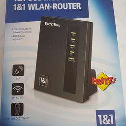 1&1 DSL Modem WLAN Router
FRITZ Box 7412
Neue DSL- Modem/ WLAN- Router.
Artikel ist neu, wurde nur kurz geöffnet
Neue WLAN Technologie bis zu 300 MBit/s
Versandkosten: 4€