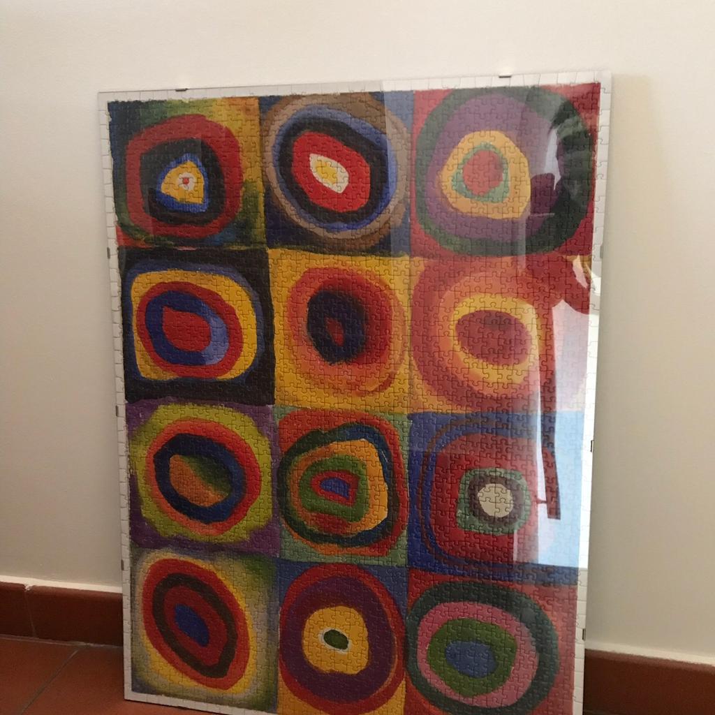 ArtToFrames Cornice nera da 68 x 48 cm per puzzle da 1000