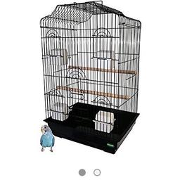 Birdcage suitable for parakeet and bigger.
Brand new and still in the box 