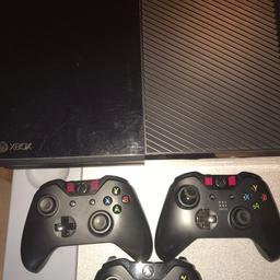 Good Condition 
Comes with 3 joypads but one has a faulty analog stick.
With Xbox Remote 
If you would like need for speed most wanted with it, can give it for extra £10
Willing to trade