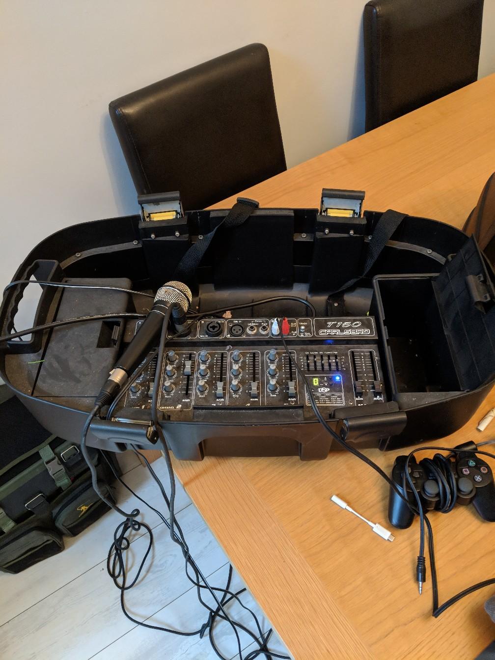 Carlsbro t150 portable pa 2024 system