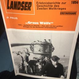 10 verschiedene Erlebnisberichte zur Geschichte des zweiten Weltkrieges ( 10 Landser Hefte ) darunter 1 Landser grossband ( versandkosten 3 euro) 