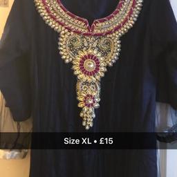 Size extra large used once 