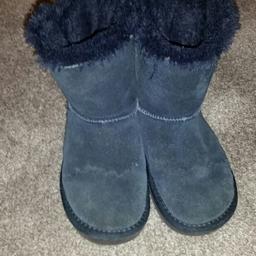 Ugg style blue boots size 2 in excellent condition from a smoke and pet free home.