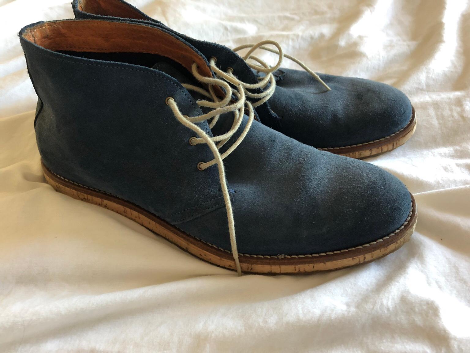 Kurt Geiger blue suede men’s desert boots in Biggleswade for £20.00 for