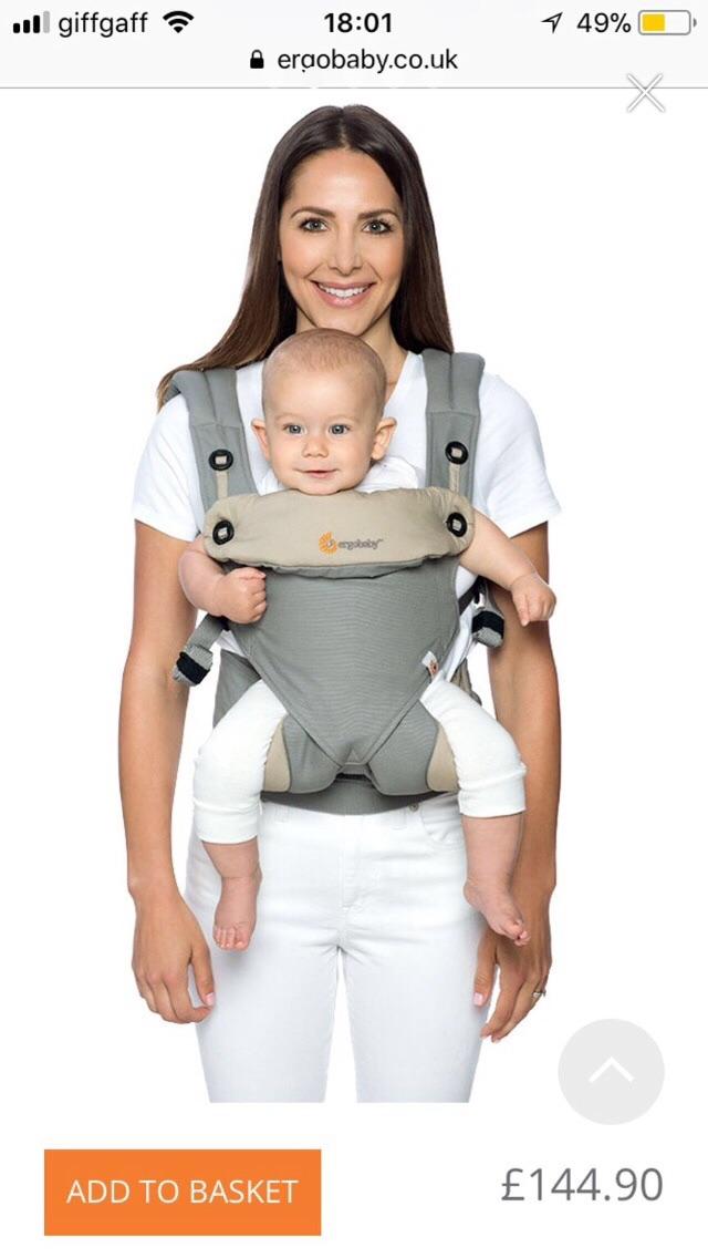 Ergobaby 360 Bundle of joy baby carrier in E17 London Borough of