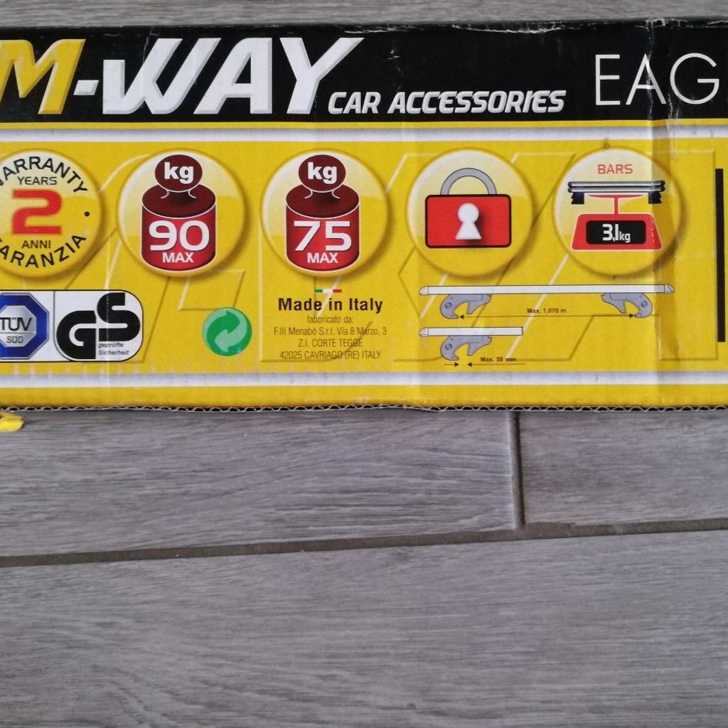 M way eagle 1200 best sale roof bars