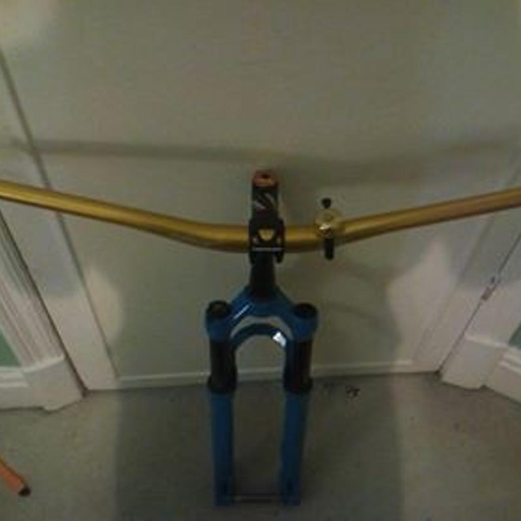 gold mtb bars