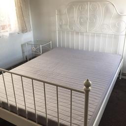 Metal bed with mattress if needed. In chingford