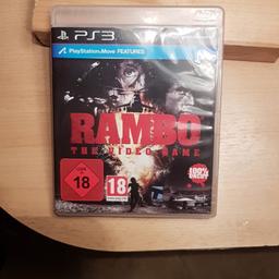 Biete hier das Spiel Rambo für die PS3 an,Cd und Cover befinden sich in hervorragendem Zustand. Versand wäre möglich,Versandkosten trägt der Käufer. Mfg
