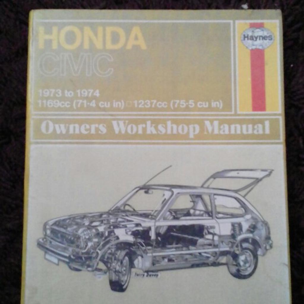 Honda civic 1973/4 Haynes manual in Sunderland für £ 5,00 zum Verkauf