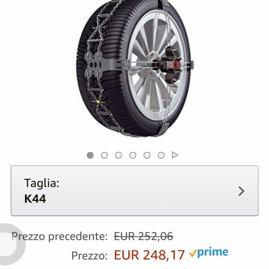 catene da neve konig k summit modello k44 in 25018 Montichiari for €130.00  for sale