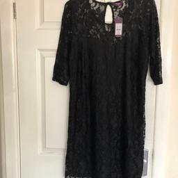 Black new look dress size 18 
New with tags