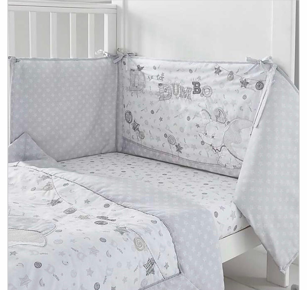 Dunelm dumbo store cot bedding